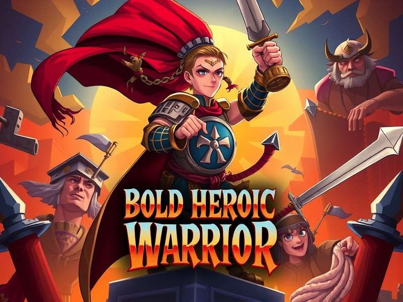 Bold Heroic Warrior Game Cover